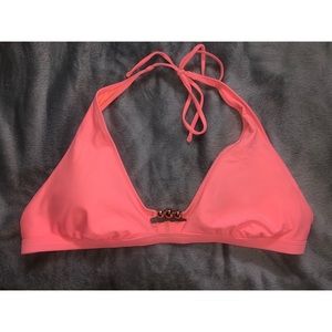 American Eagle coral bikini top